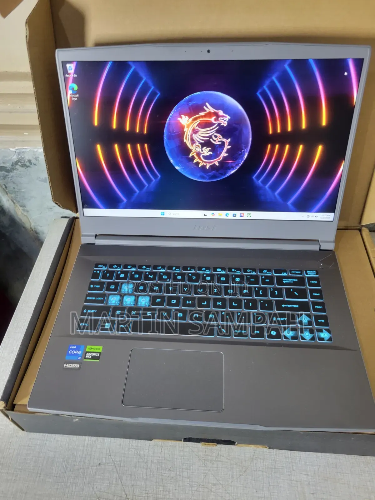 Laptop MSI GT60 16GB Intel Core i5 SSD 512GB