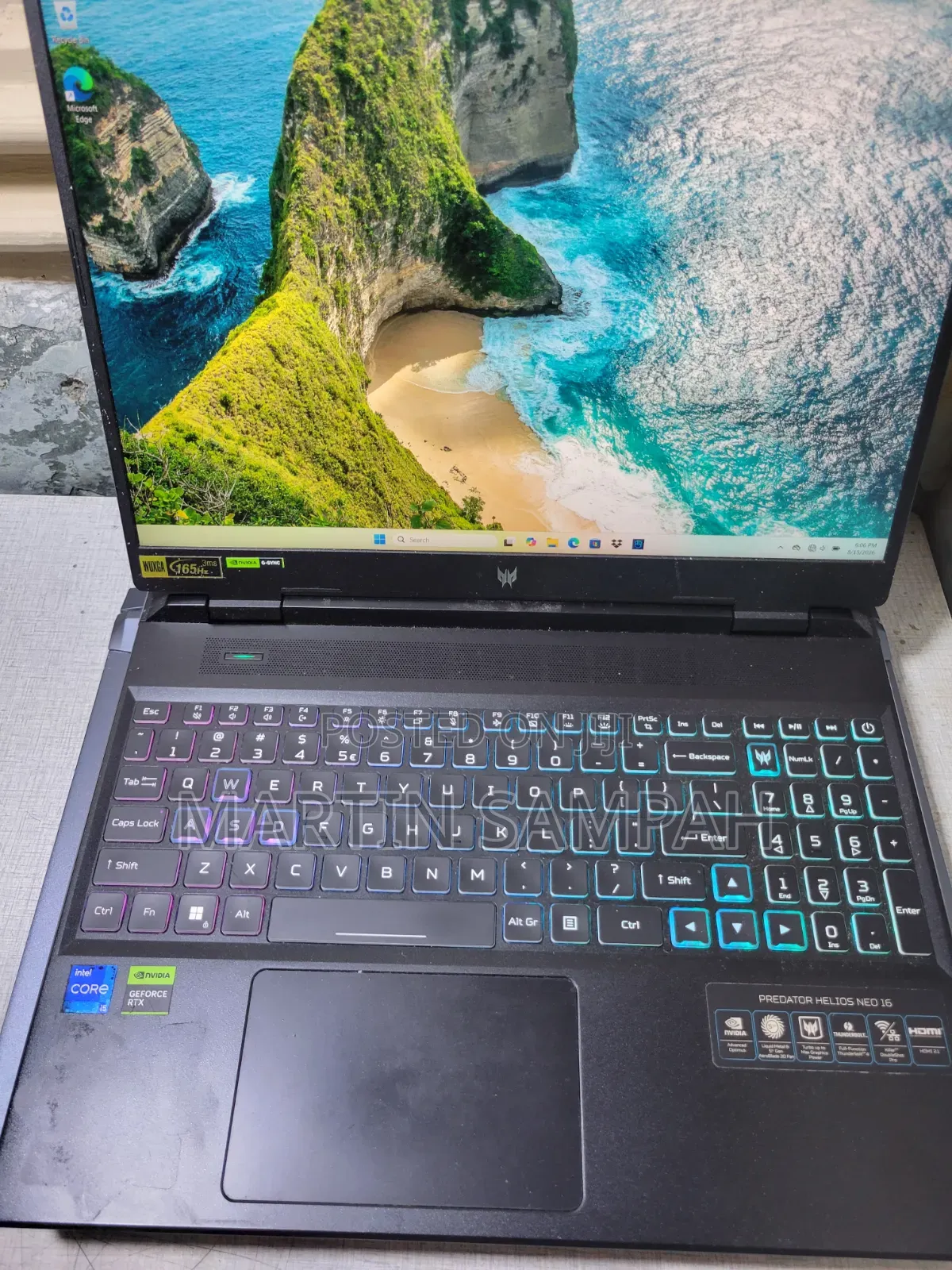 Laptop Acer Predator Helios Neo 16 16GB Intel Core i5 SSD 512GB