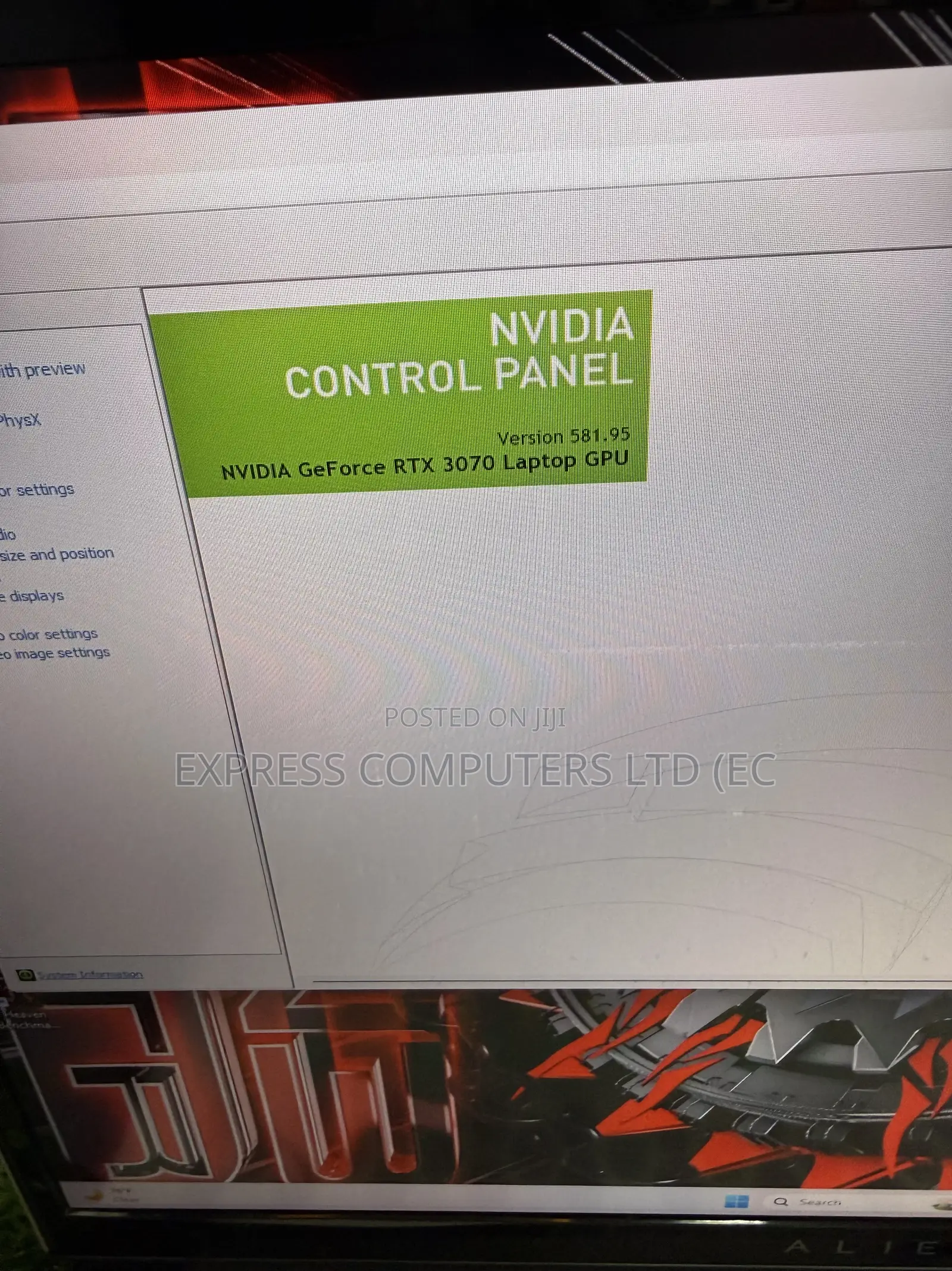 Laptop Alienware M17 R4 32GB Intel Core i7 SSD 1T