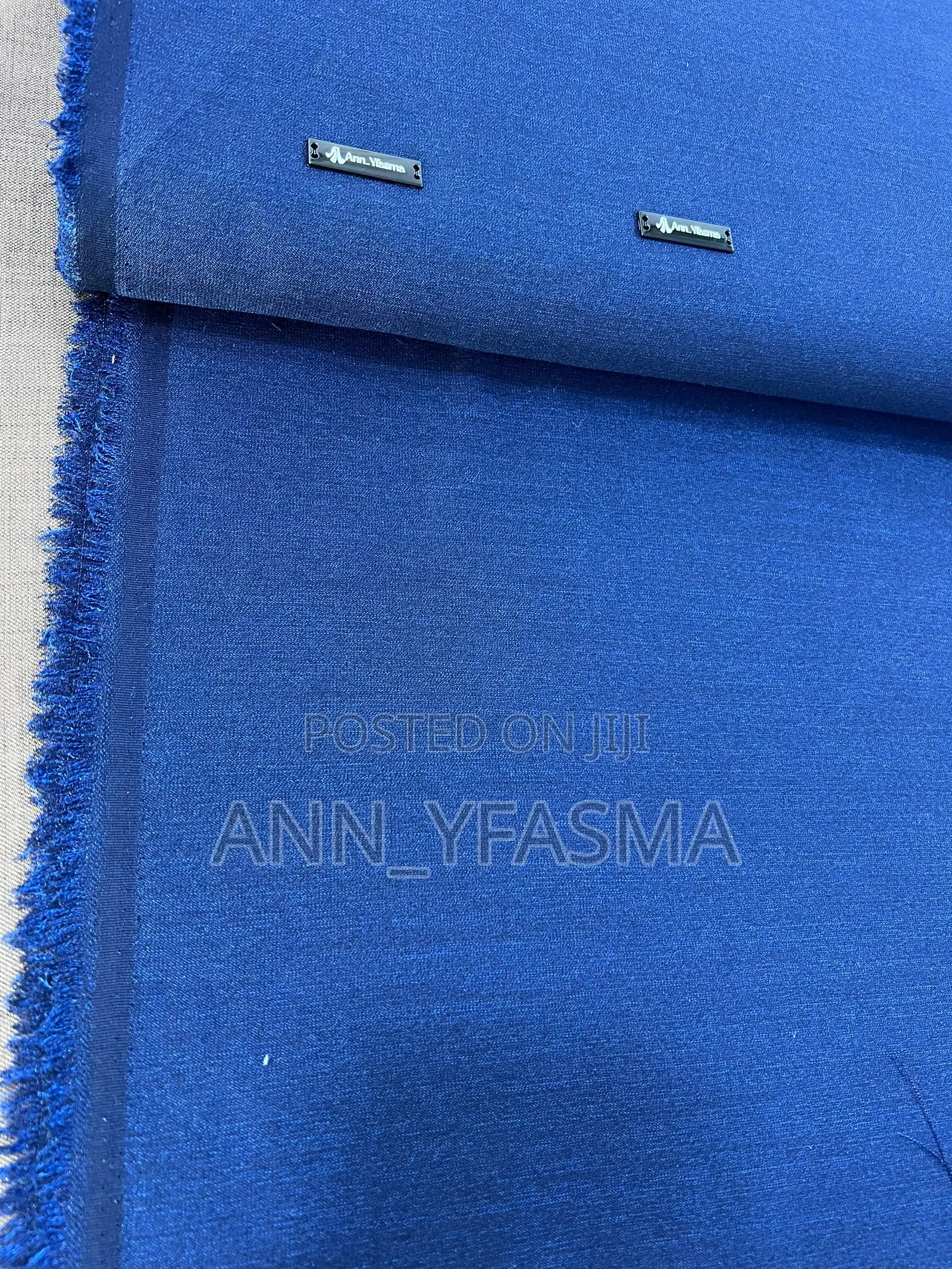 Royal Blue Brushed Wool Fleece (Or Cashmere-Blend Coating Fabric).