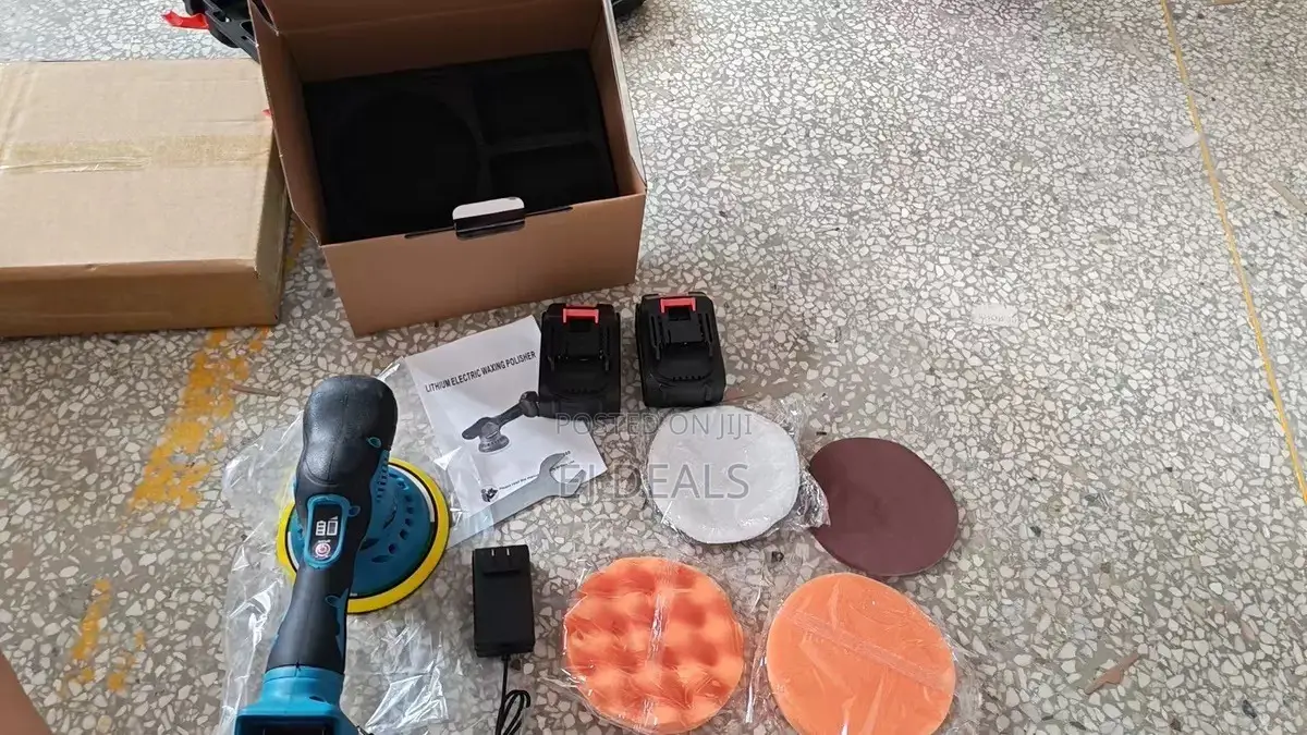 Cordless Car Polishing Machine 6 Inch With 2 Batteries,charger More