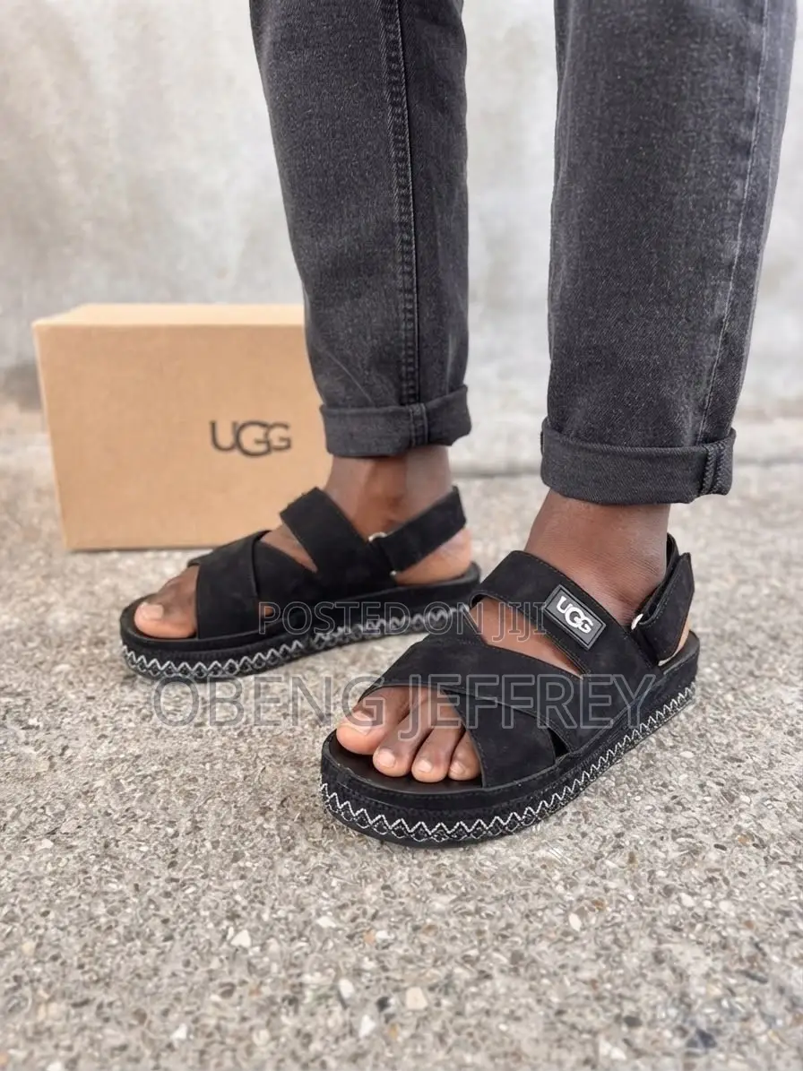Original UGG Golden Star Glide Sandals in Black or Brown