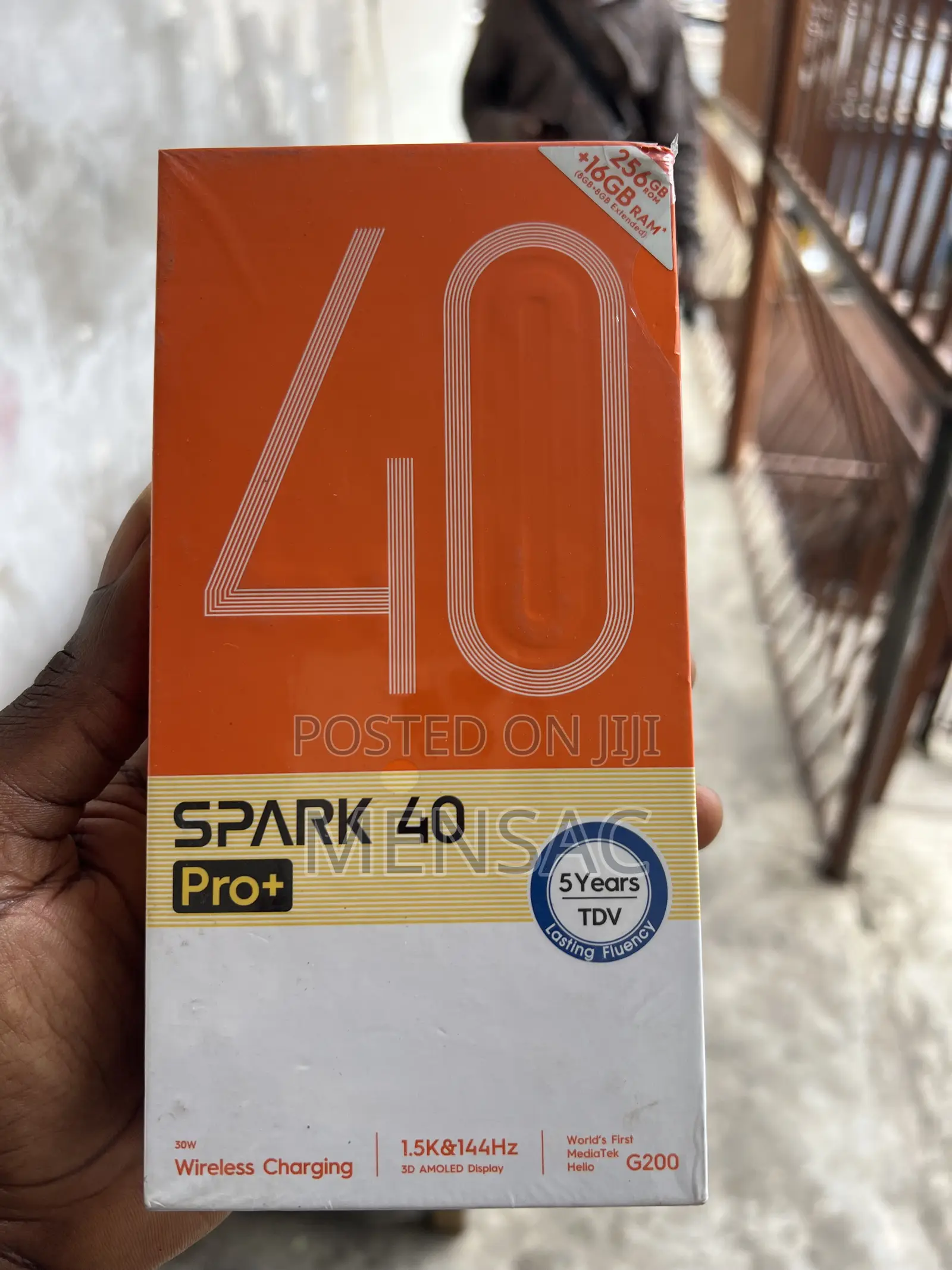 New Tecno Spark 40 Pro+ 256 GB Black
