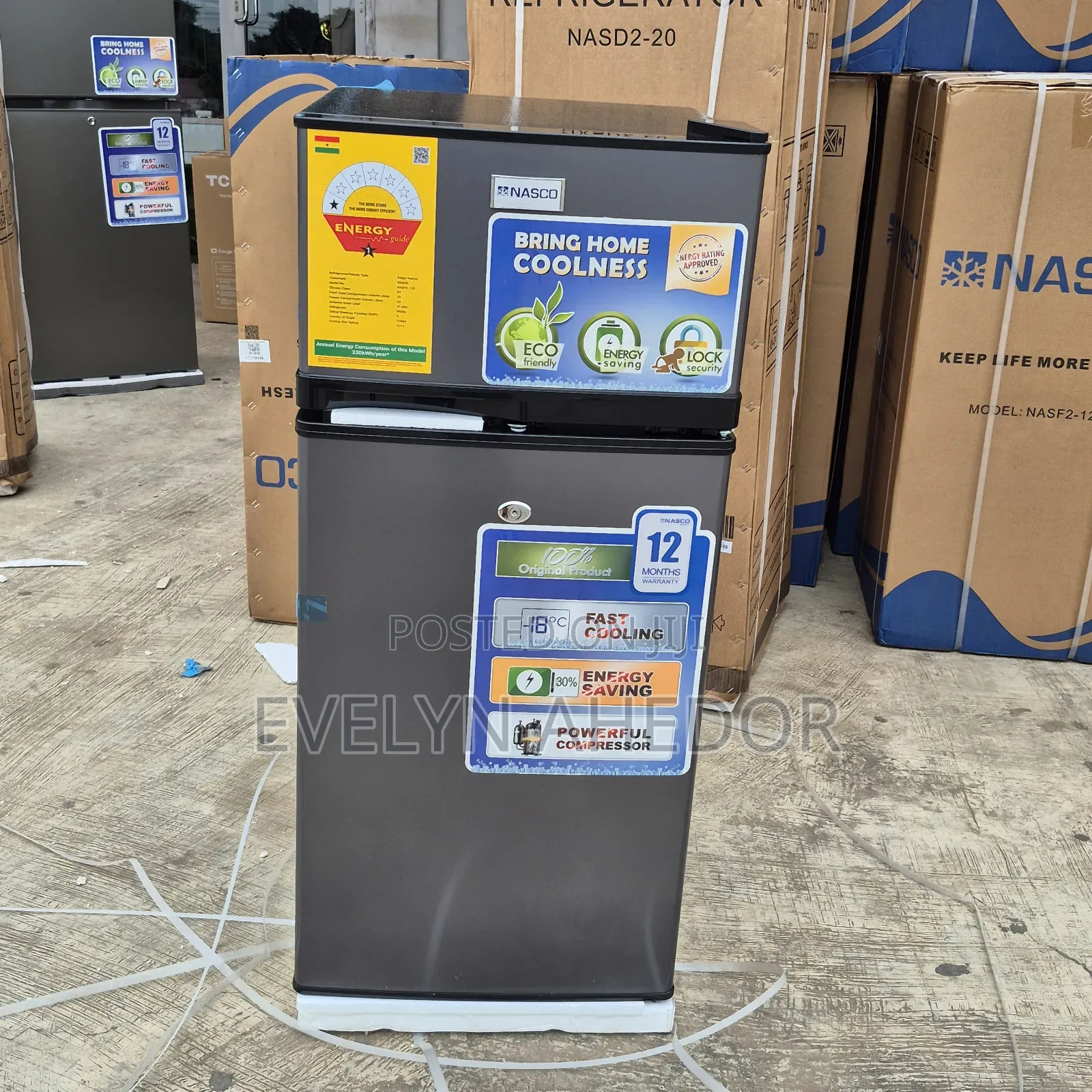 Stainless Steel Nasco 95l Fridge for Sale at Affordable Price