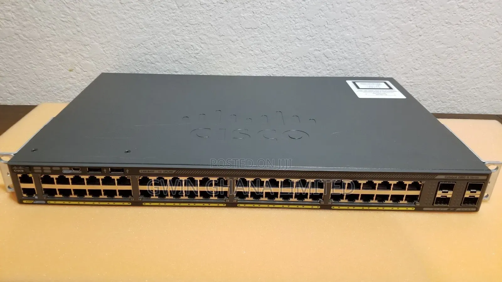 Cisco Catalyst WS-C2960X-48TS-L 2960-X 48port Gigabit
+1gbx4 SFP