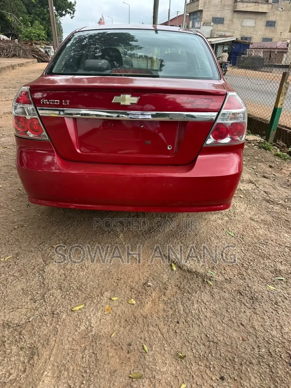Chevrolet Aveo 2012 Red