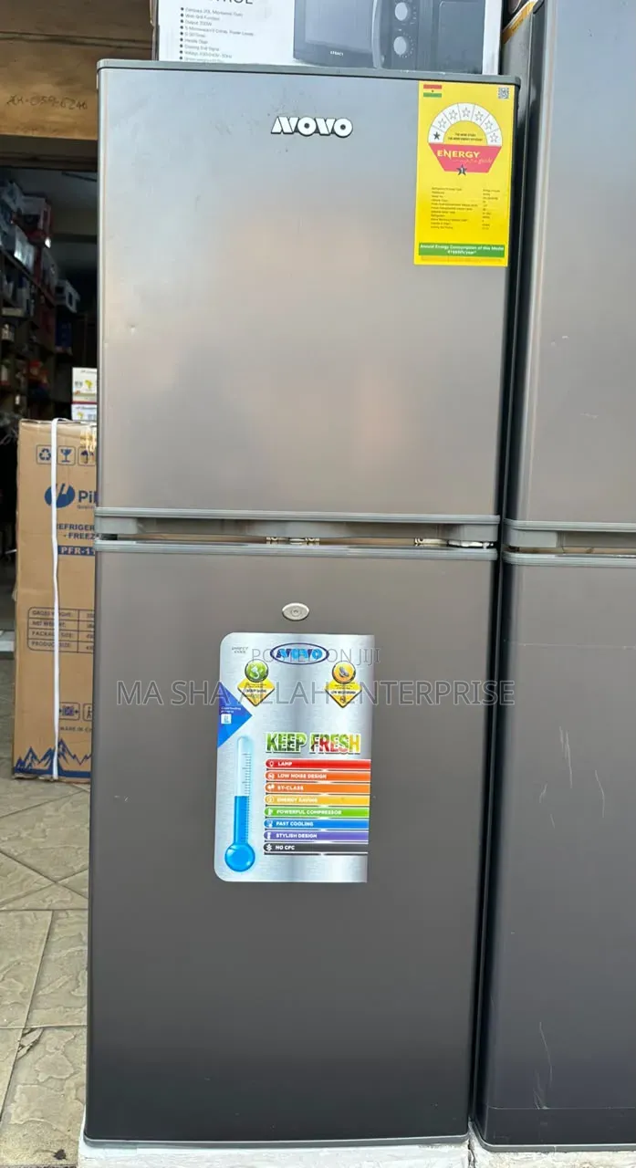 Quality 195 Liters Novo Top Freezer Double Door Refrigerator