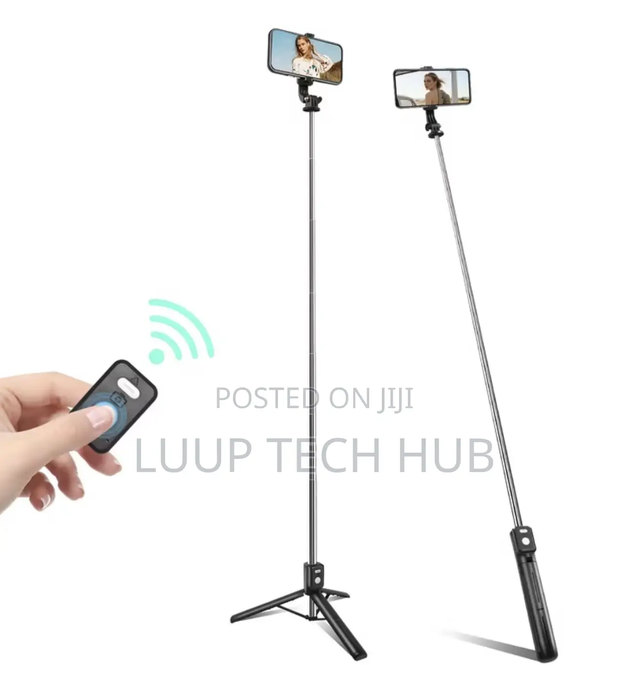 Tripod Stand, Selfie Stick 3 in 1 With Remote Control and Fill Light
