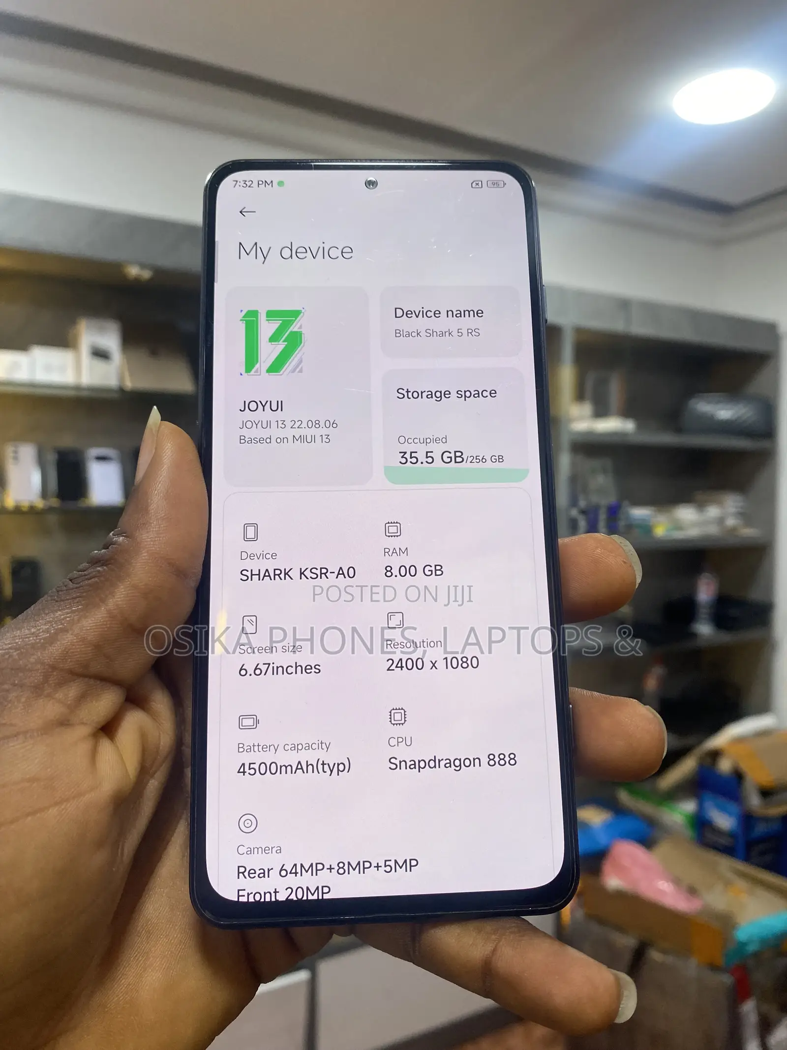 Xiaomi Black Shark 5 RS 256 GB Black
