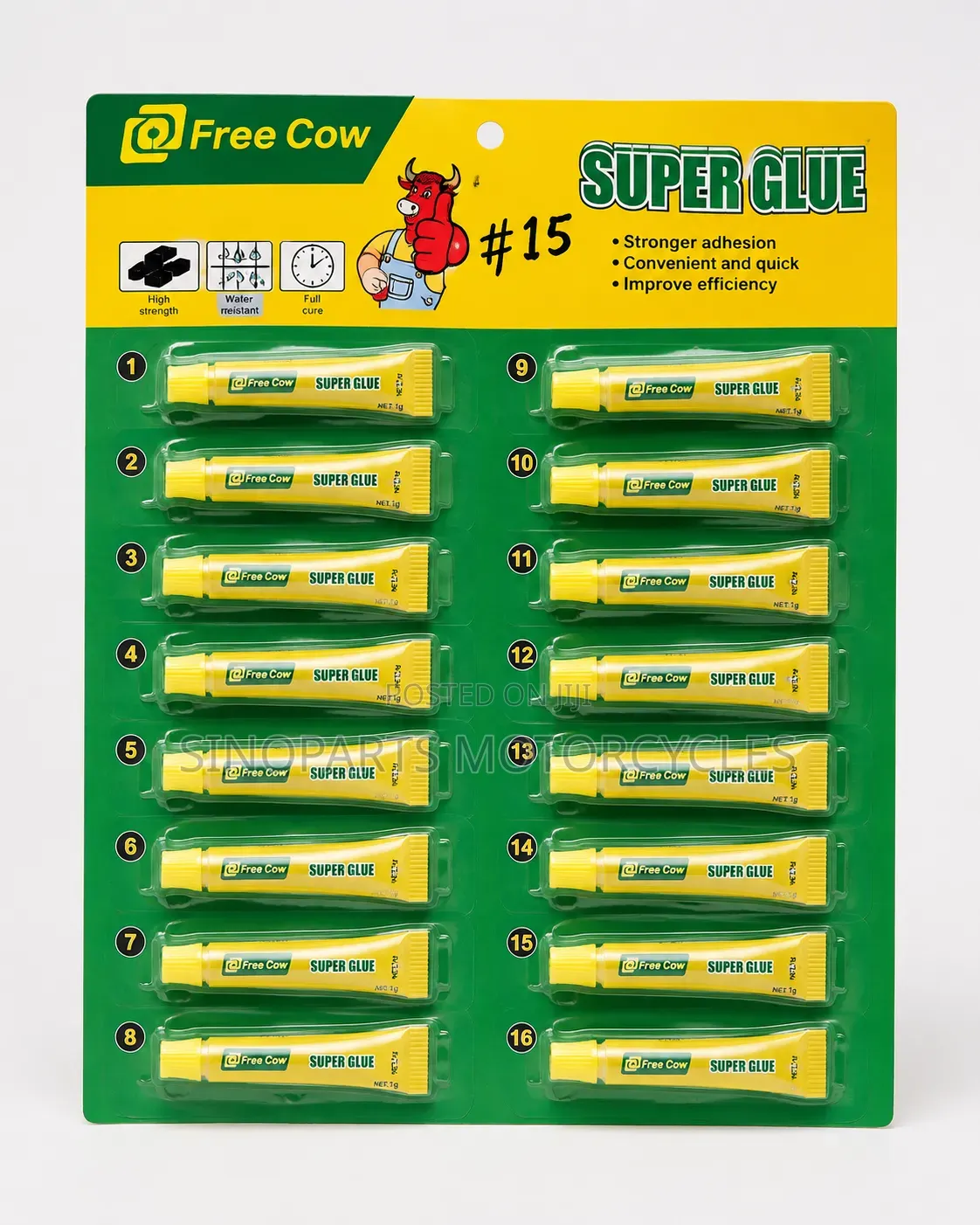 Super Glue 16pcs Wholesale Pack Strong Multi Purpose Adhesive