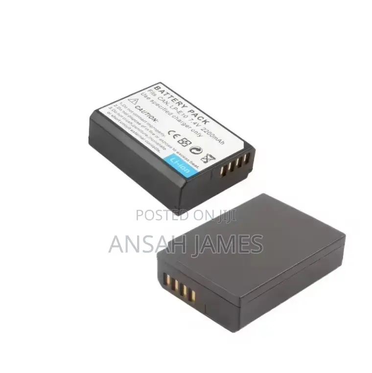 LP-E10 Battery for Canon Cameras With 2200mAh Capacity