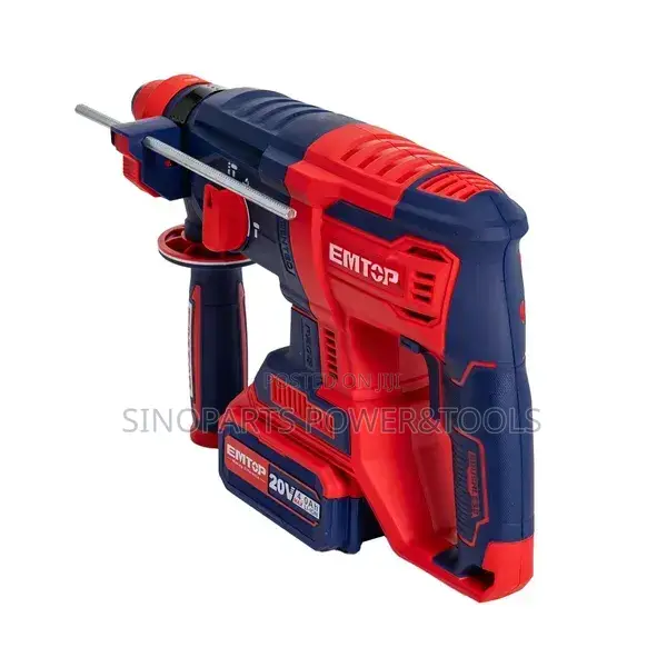 EMTOP ELRH202287 20V Brushless Rotary Hammer 2x4.0Ah