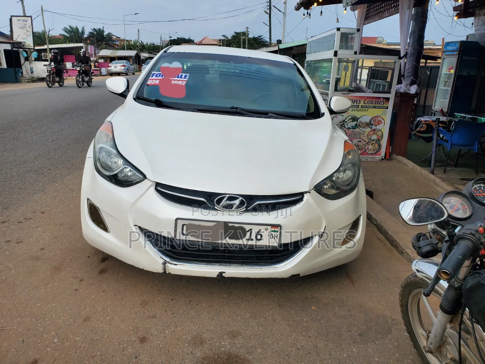 Hyundai Elantra Limited Sedan FWD (1.8L 4cyl 6A) 2013 White