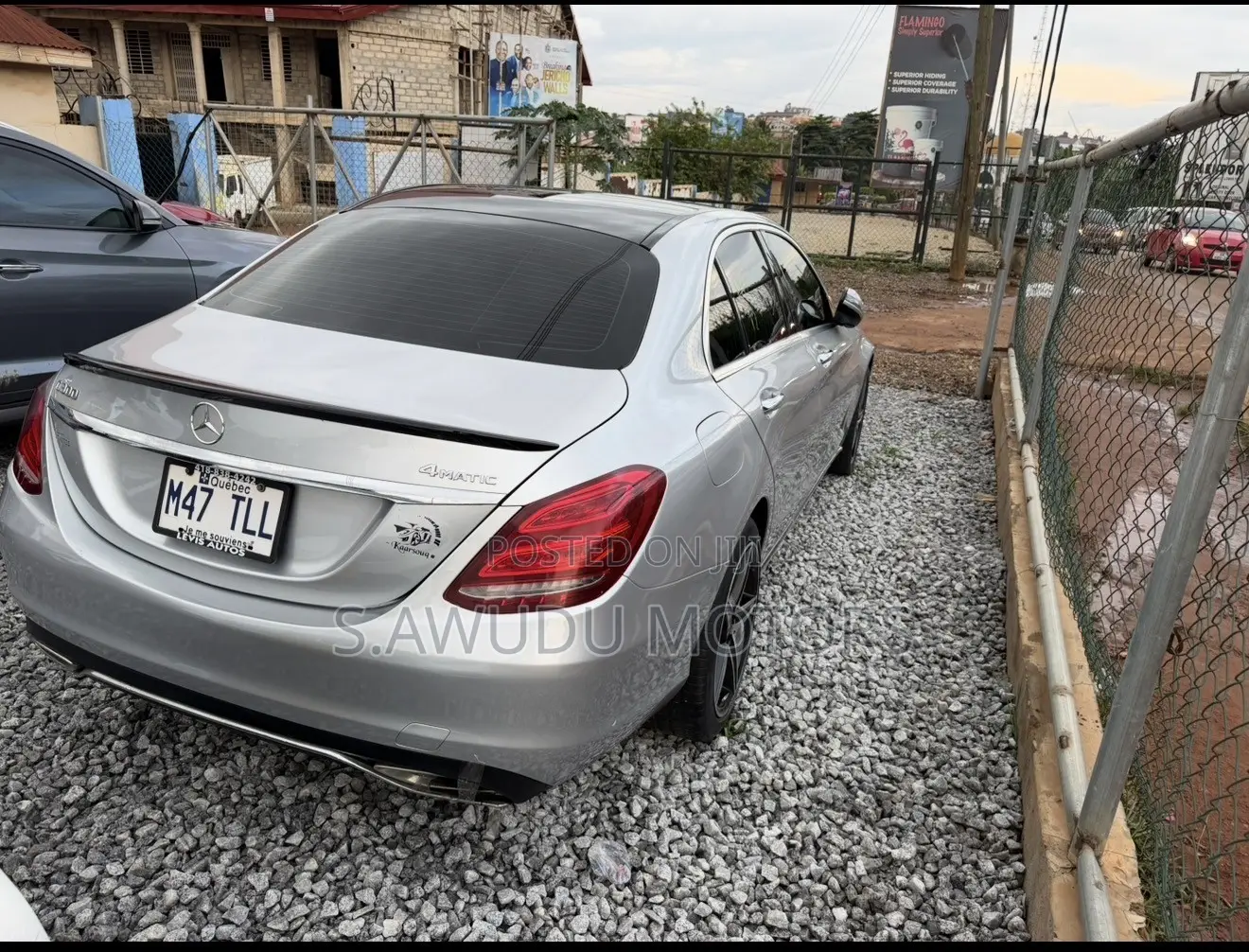 Mercedes-Benz C300 Base 4Matic Coupe AWD (2.0L 4cyl 7A) 2017 Silver