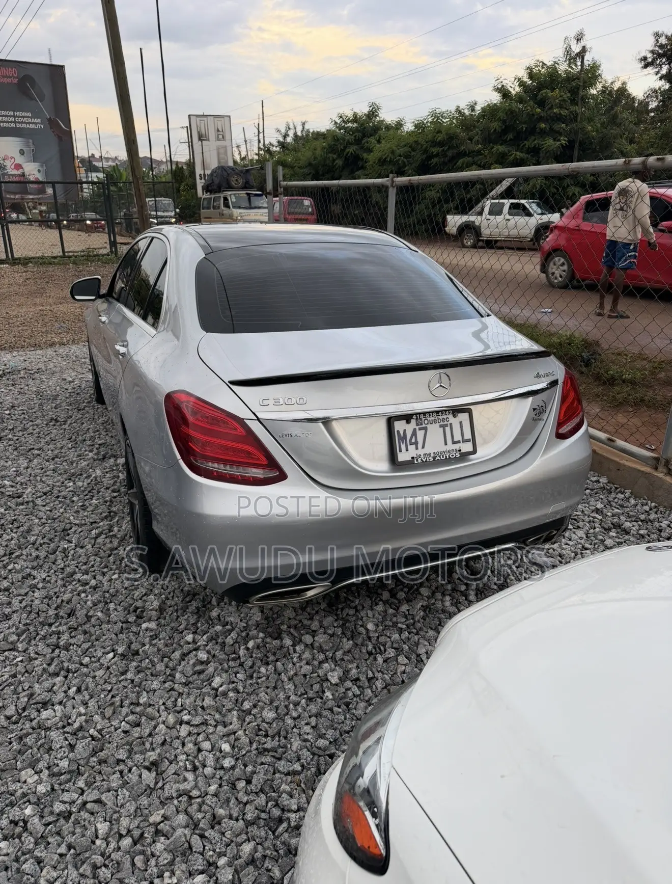 Mercedes-Benz C300 Base 4Matic Coupe AWD (2.0L 4cyl 7A) 2017 Silver