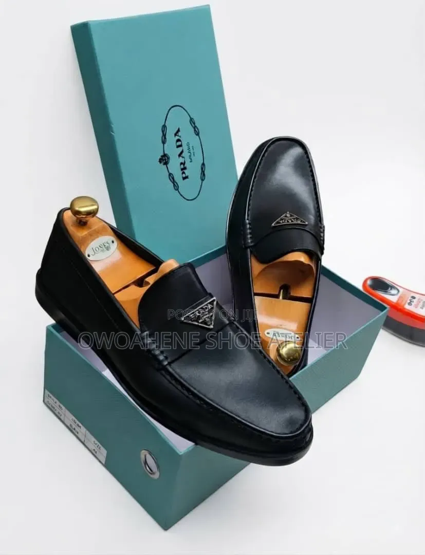 Prada Men's Leather Loafers