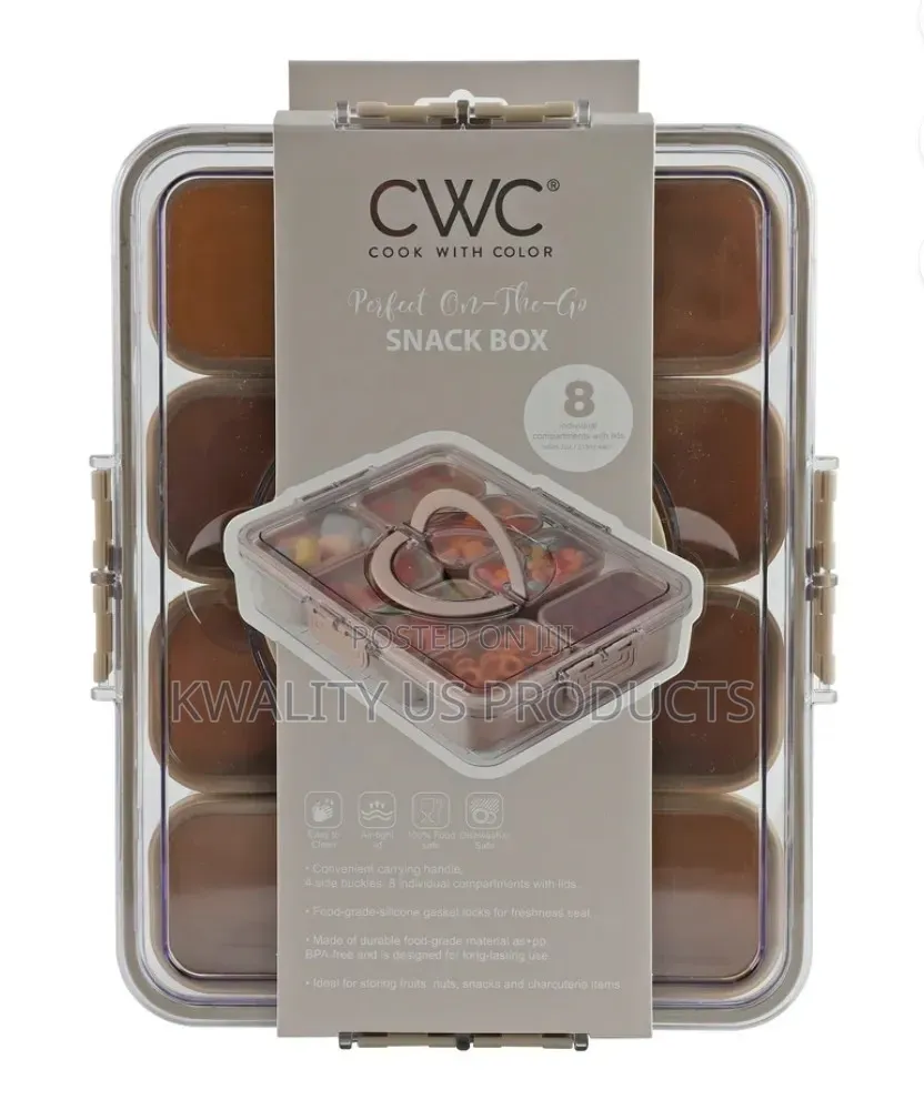 CWC 8-Compartment Snackle Box Set