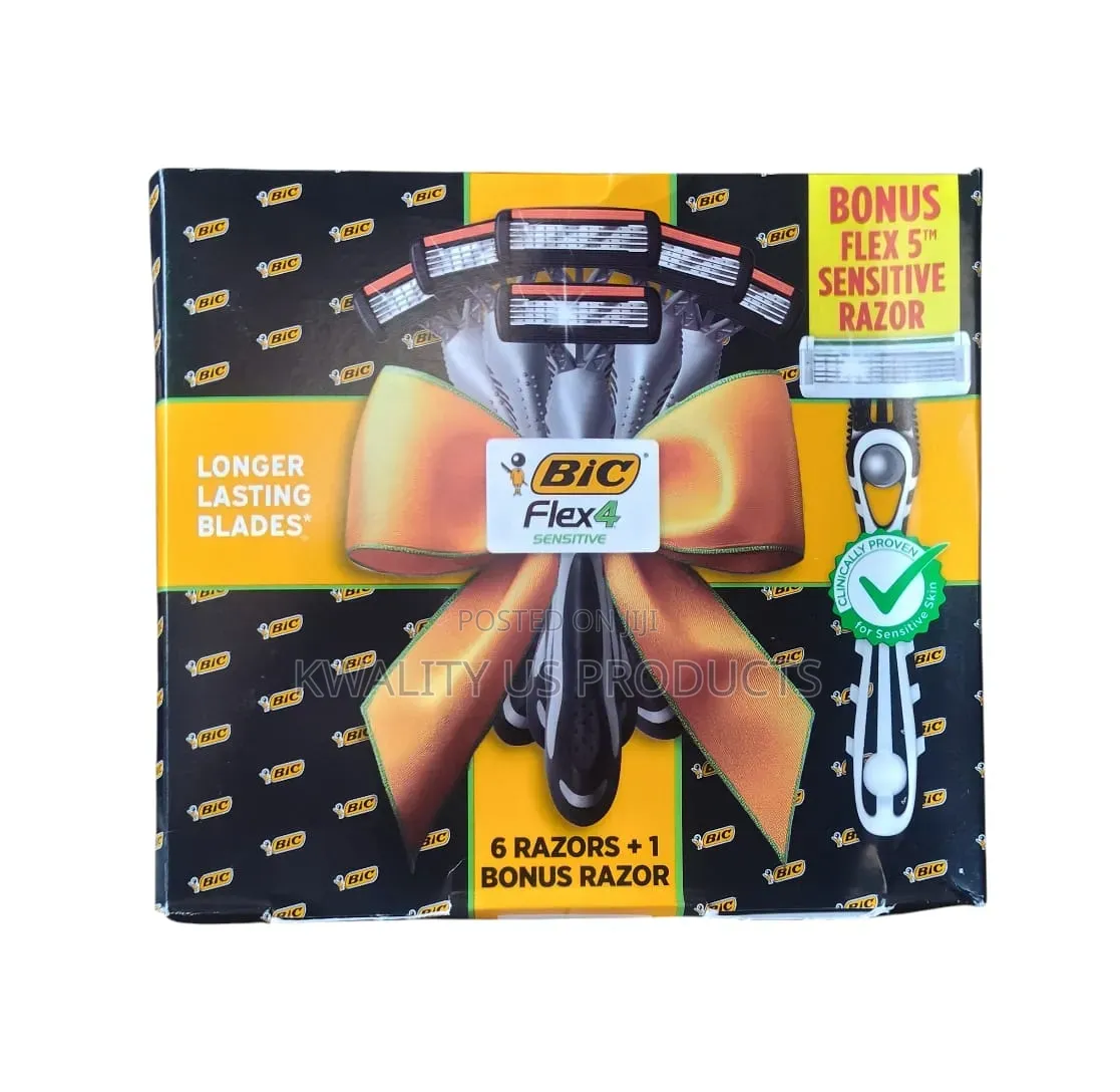 BIC Flex4 Sensitive Disposable Razors- 6+1 Pack