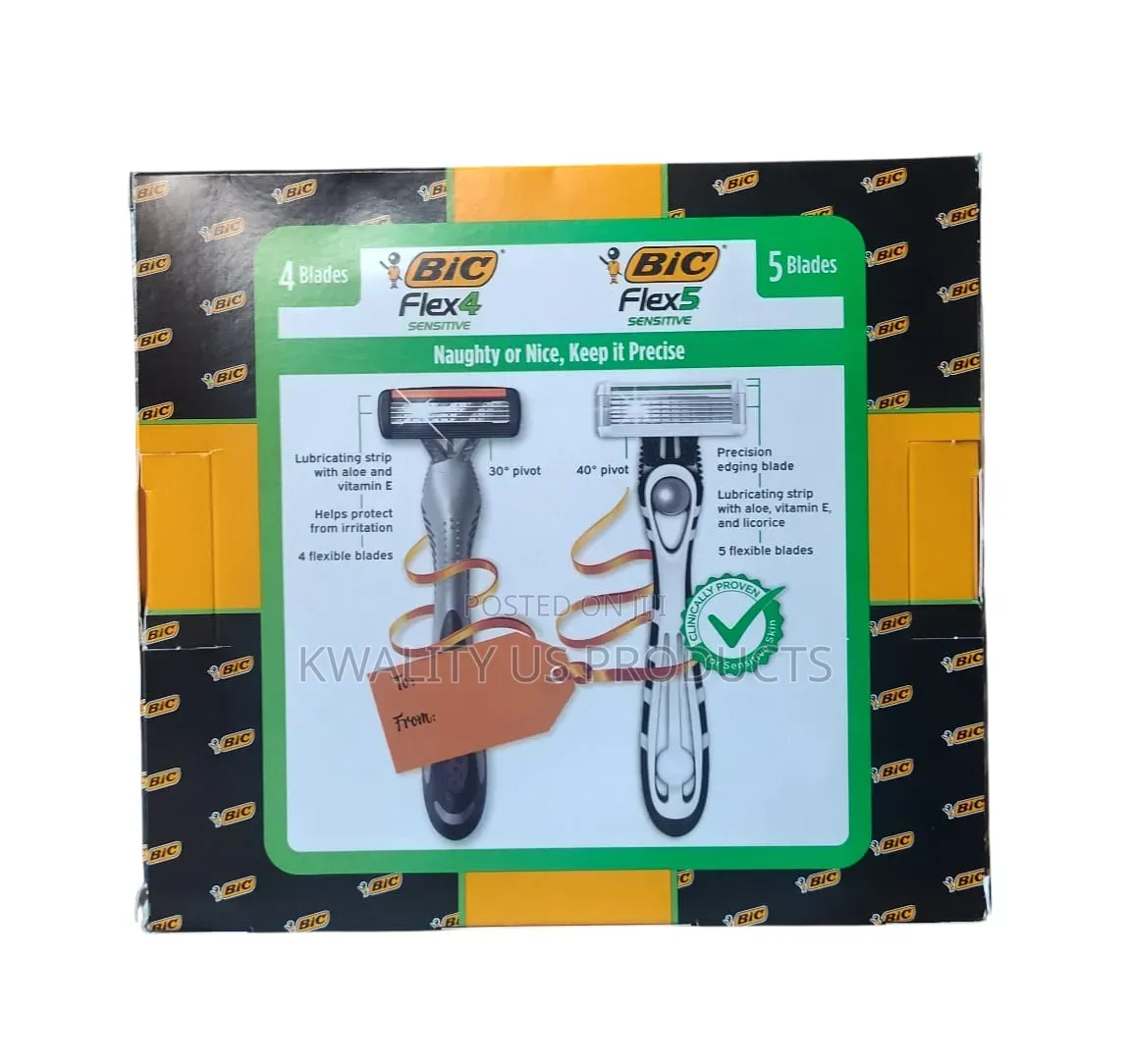 BIC Flex4 Sensitive Disposable Razors- 6+1 Pack