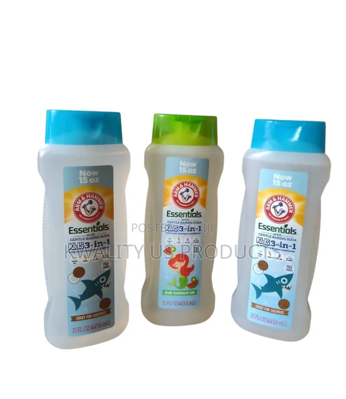Arm and Hammer Kids 3-in-1 Shower Gel Shampoo Conditioner