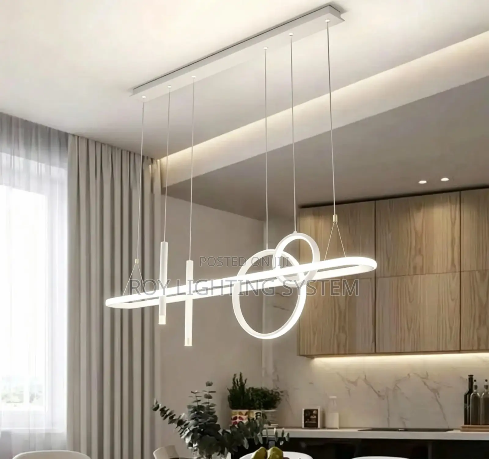 Long Pendant Hanging Light.