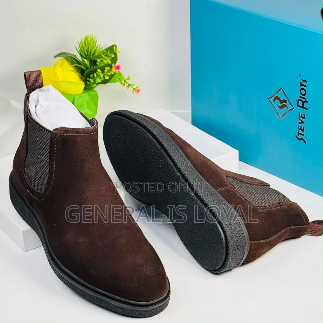 Steve Riots Suede Brown Chelsea Boot