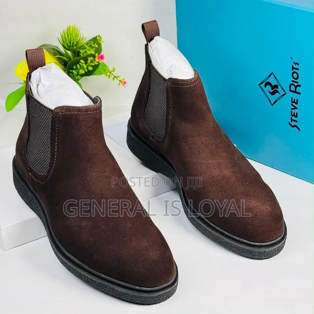 Steve Riots Suede Brown Chelsea Boot