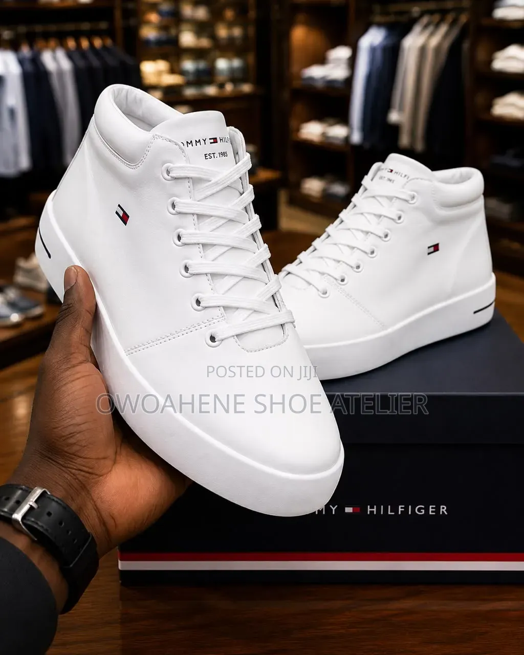 Tommy Hilfiger Men's Hi Vulc Core Mid / Boot Sneakers.