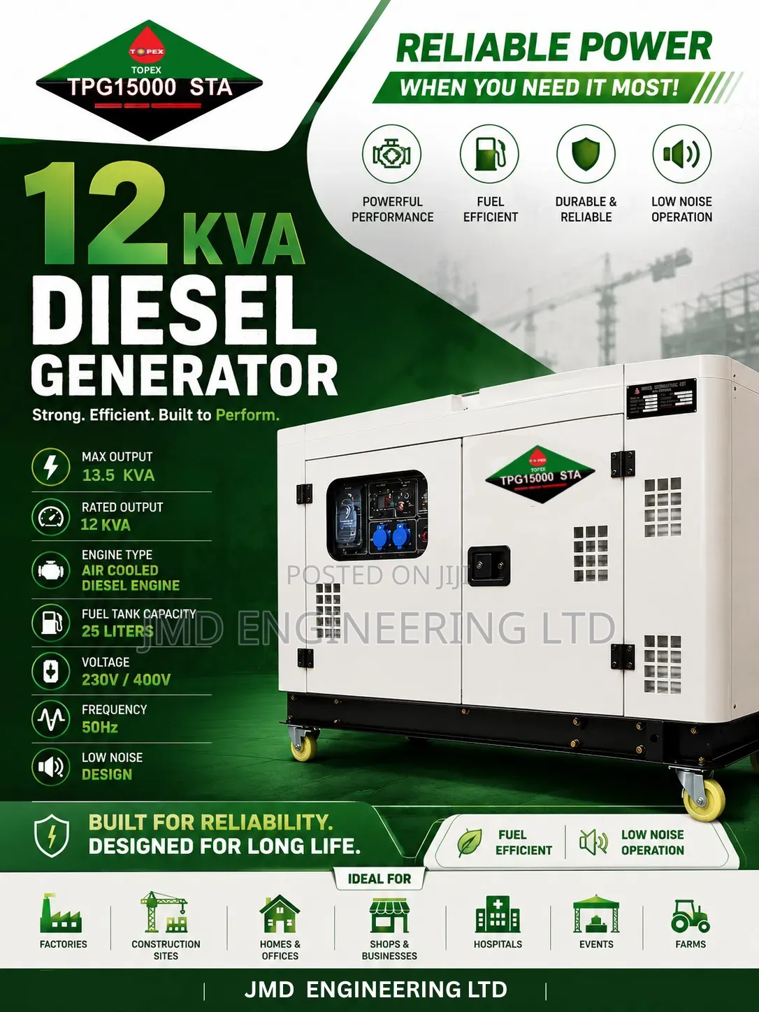 Diesel Generator 12kva