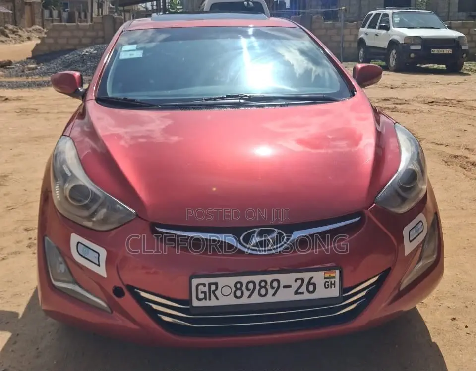 Hyundai Elantra Limited 4dr Sedan (1.8L 4cyl 6A) 2014 Red