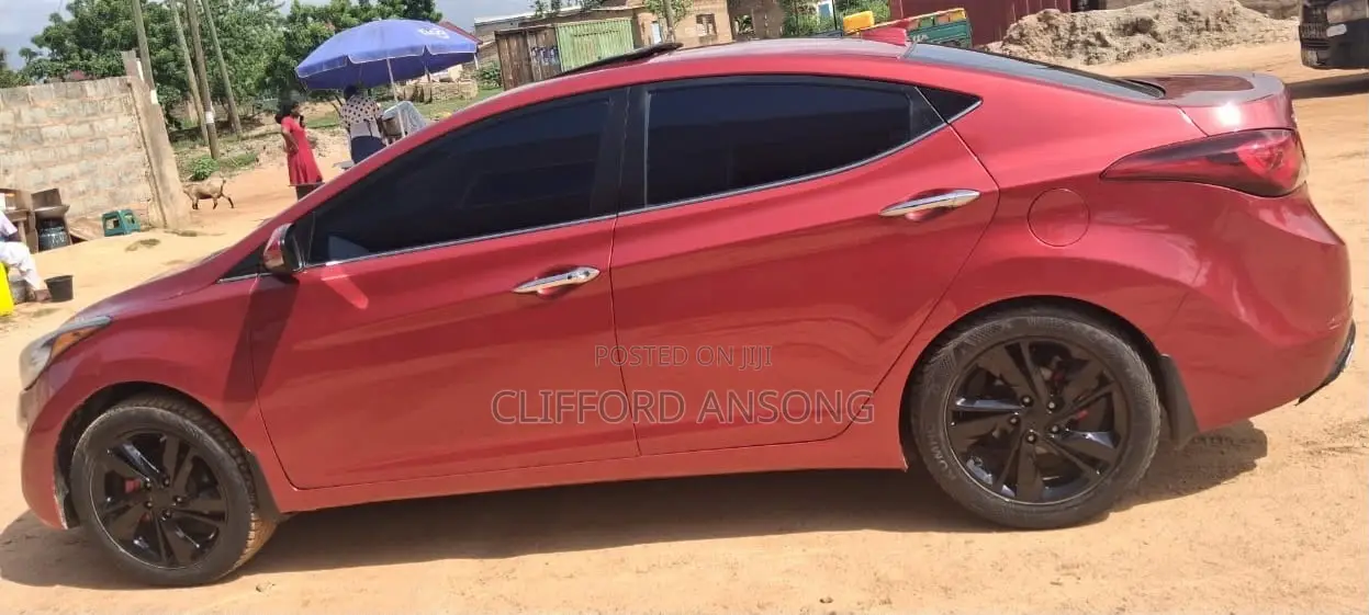 Hyundai Elantra Limited 4dr Sedan (1.8L 4cyl 6A) 2014 Red
