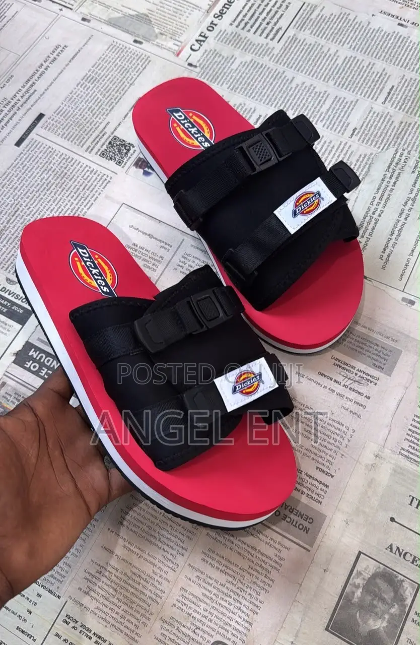 Dickies Double-Strap Slide Sandals Available (Location: Adum Kumasi)
