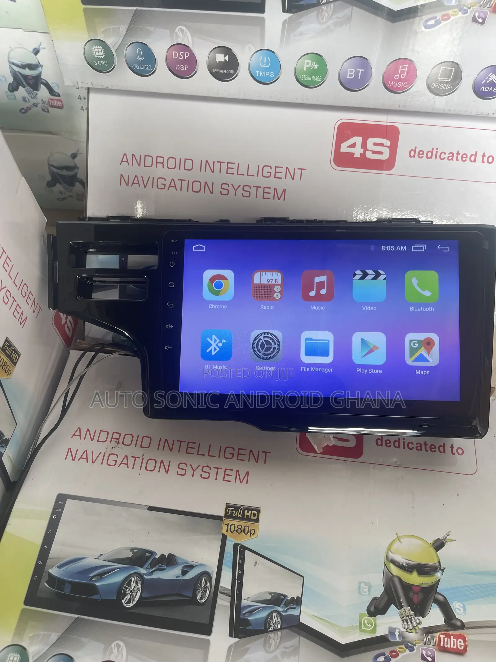 Honda Fit 2016 Android Infotainment Upgrade Screen 9”
