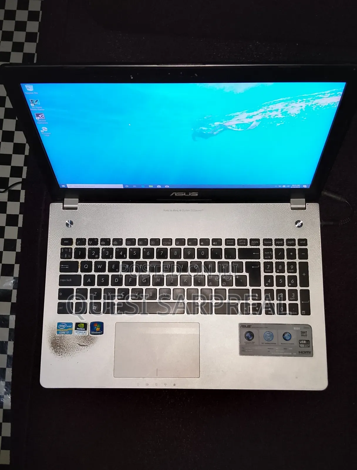Laptop Asus A42JB 8GB Intel Core i7 SSD 500GB