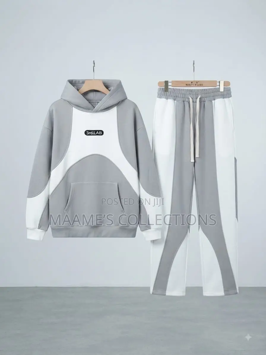 Men’s Hoodies and Jogger 2-Piece Tracksuit Set