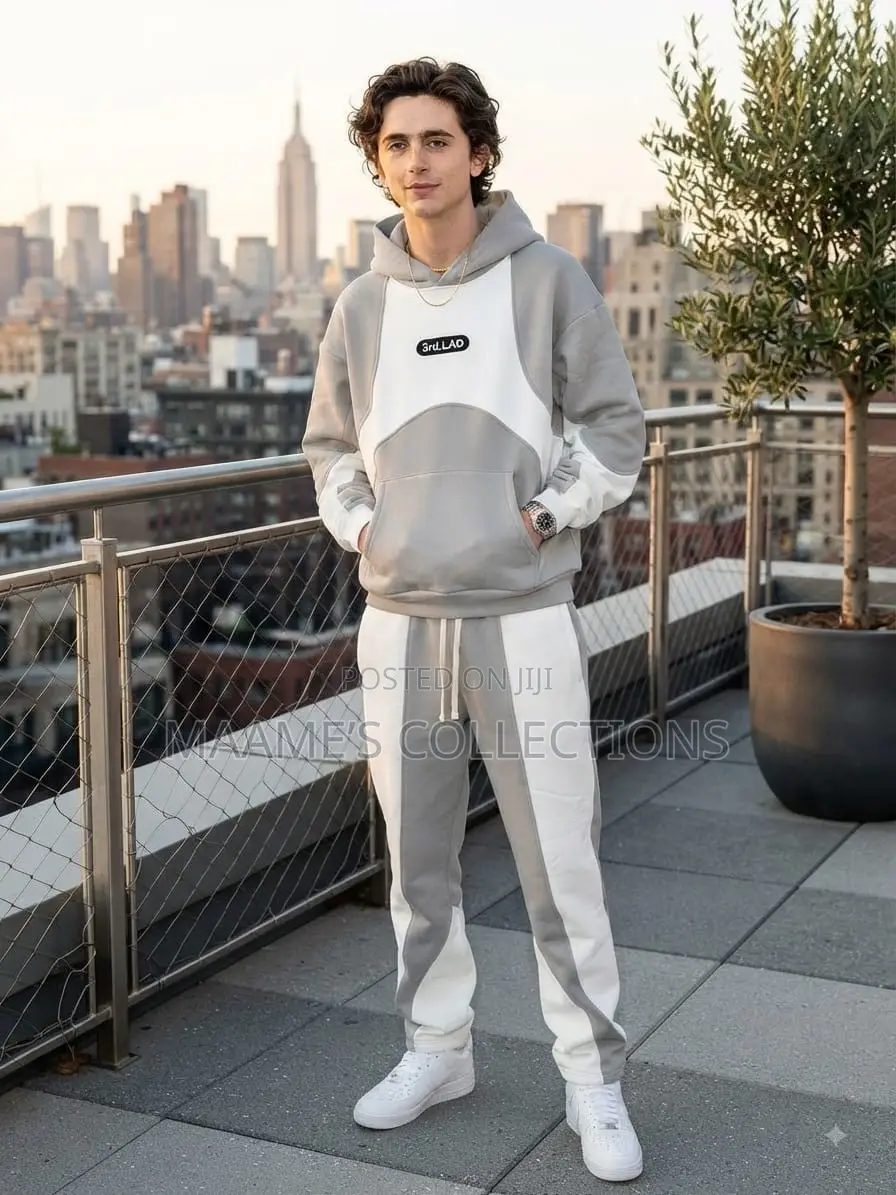 Men’s Hoodies and Jogger 2-Piece Tracksuit Set