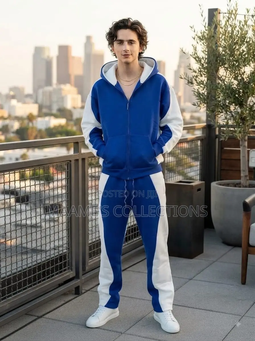 Men’s Hoodies and Jogger 2-Piece Tracksuit Set