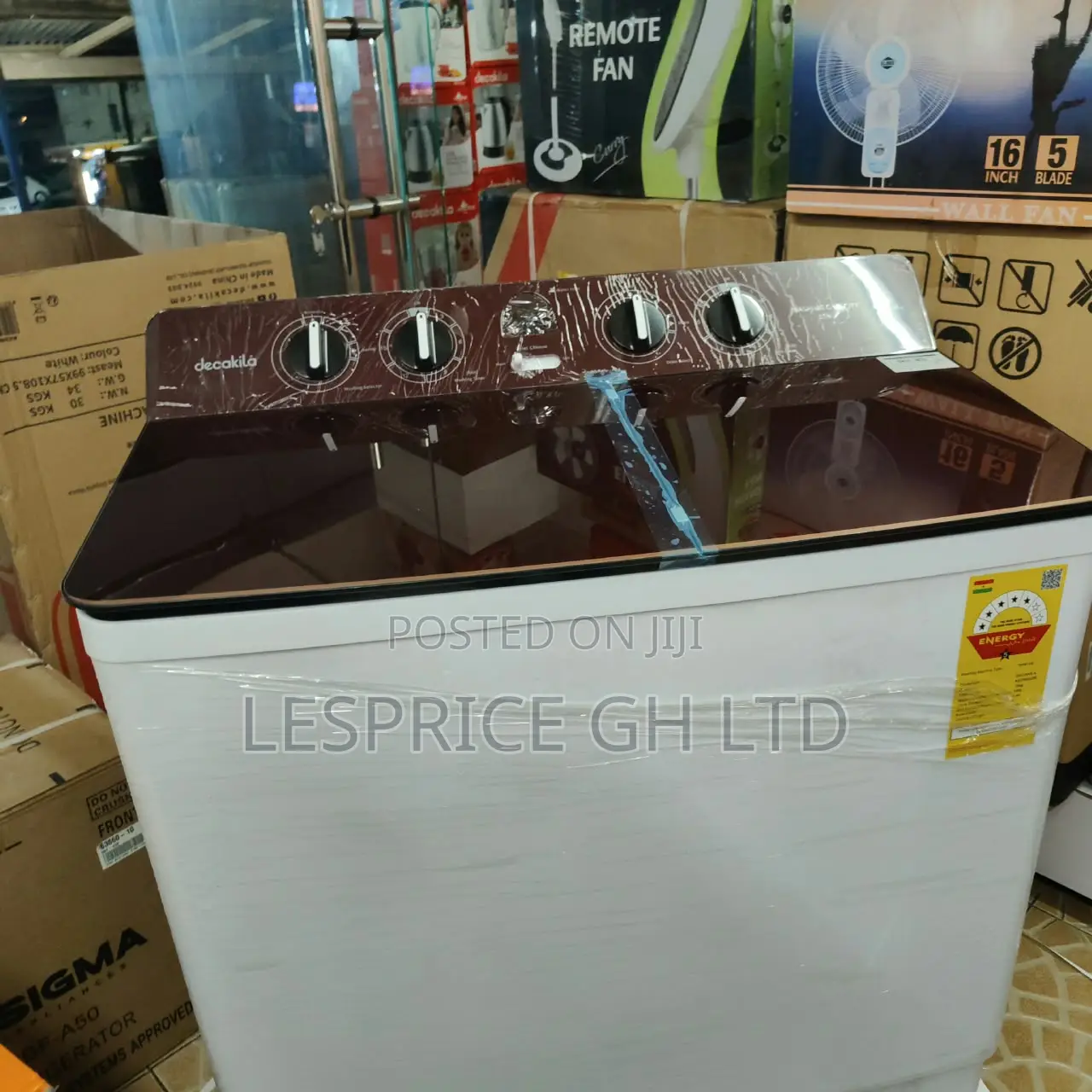 Stylishly Designed 15kg Twin Tub Decakila Washing Machine