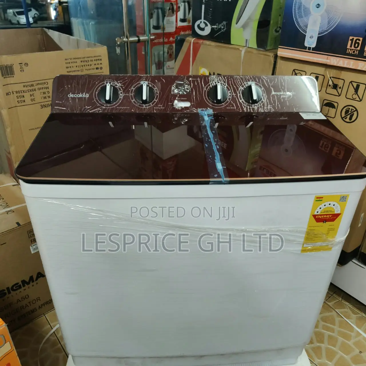 Stylishly Designed 15kg Twin Tub Decakila Washing Machine
