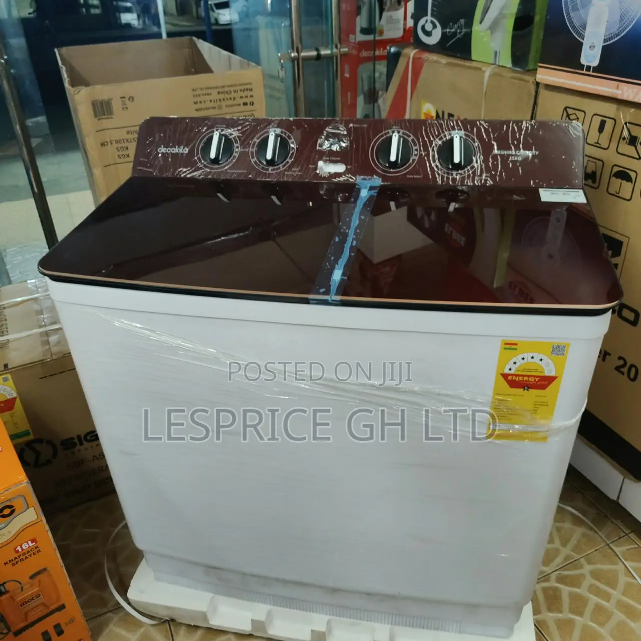 Decakila Numero Uno 15kg Twin Tub Washing Machine