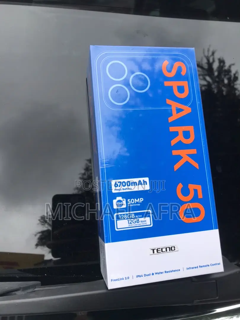 New Tecno Spark 50 128 GB Black