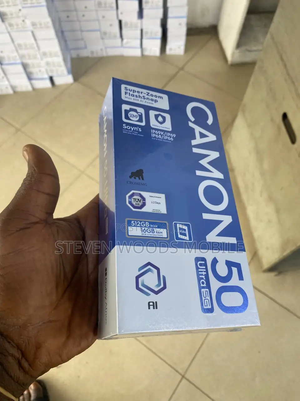 New Tecno Camon 50 Ultra 512 GB Black