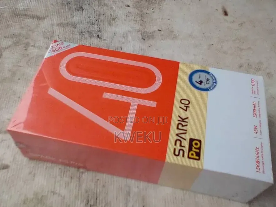 New Tecno Spark 40 Pro 256 GB Gold