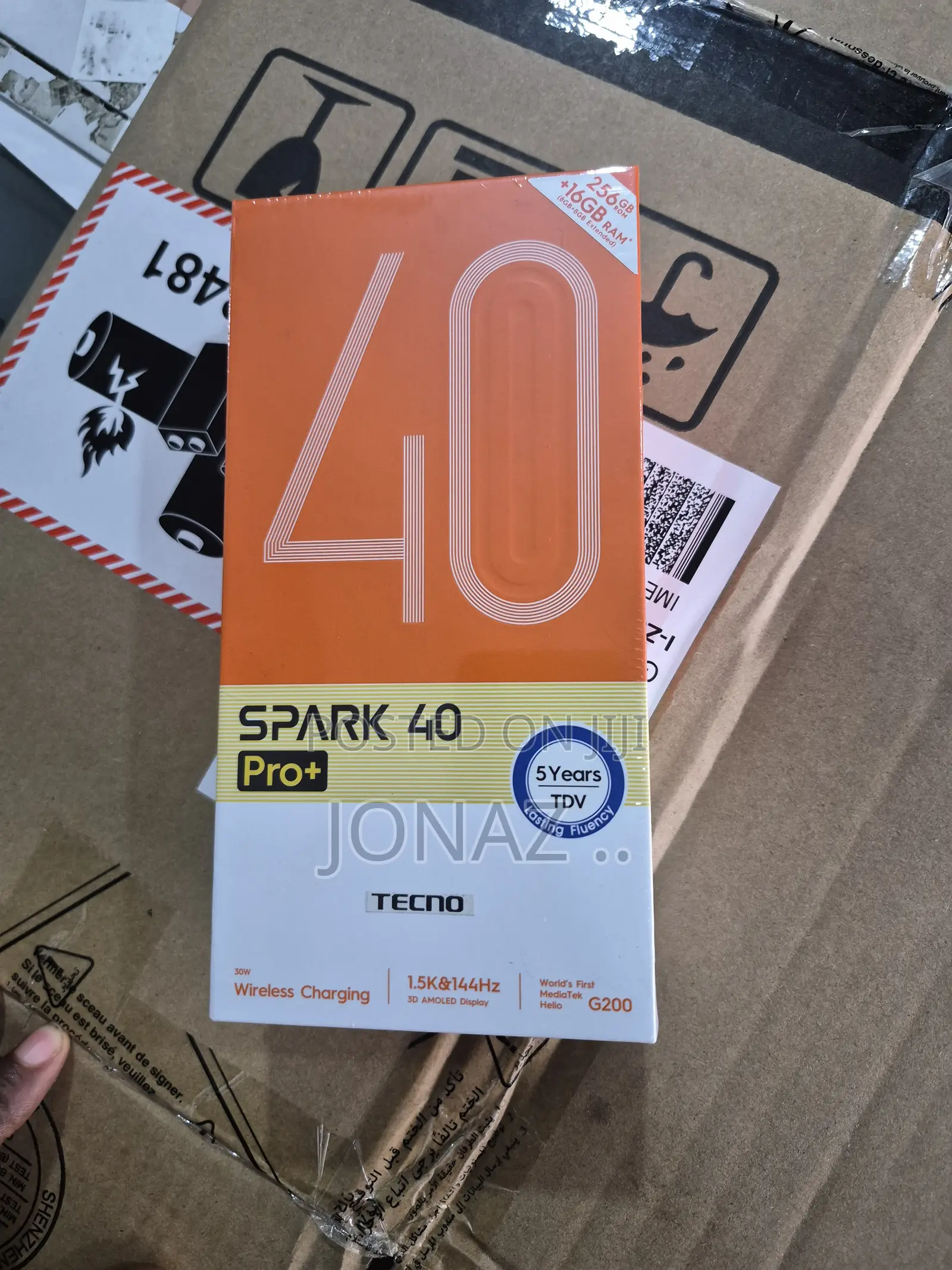 New Tecno Spark 40 Pro+ 256 GB Black