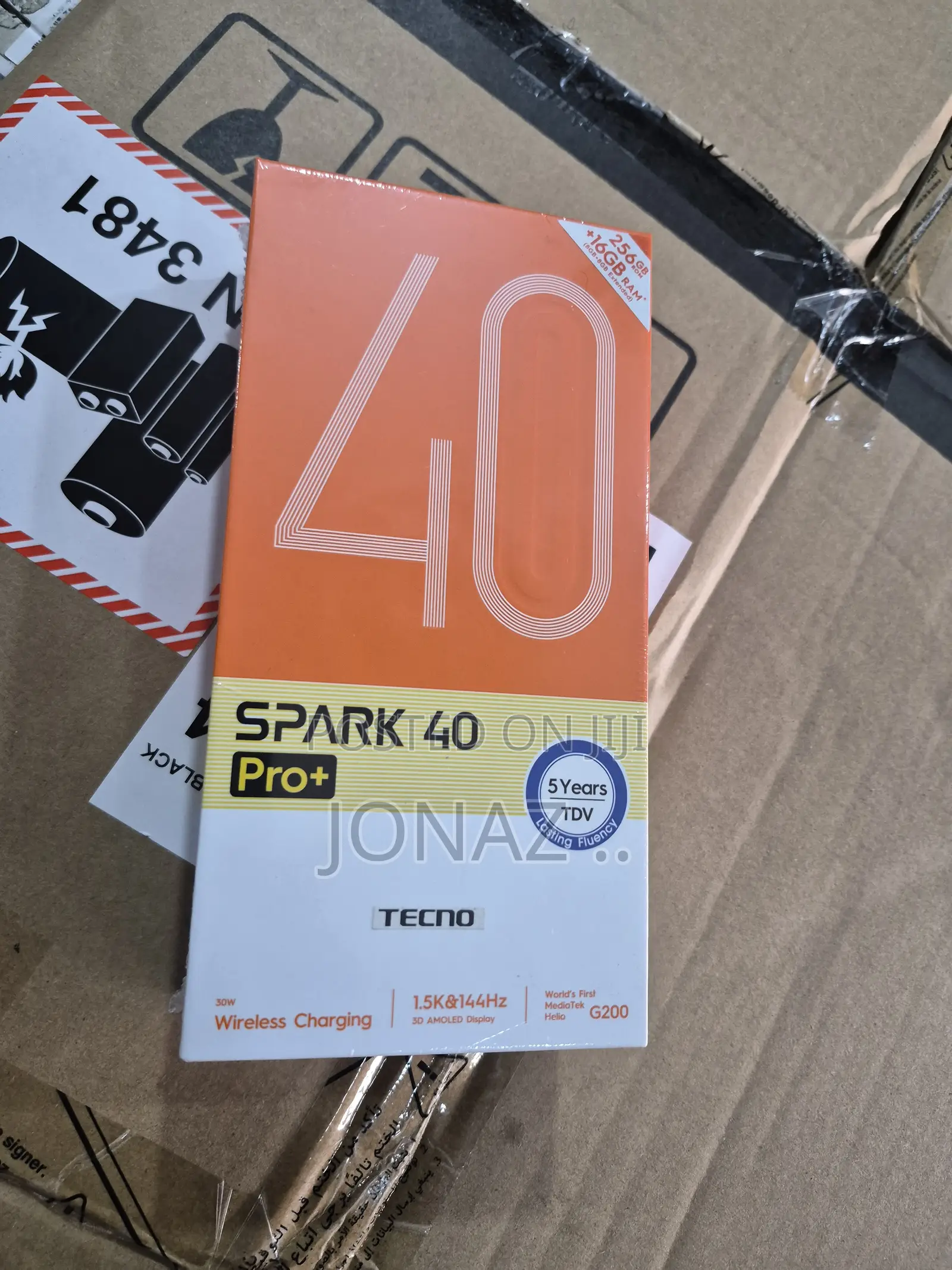 New Tecno Spark 40 Pro+ 256 GB Black