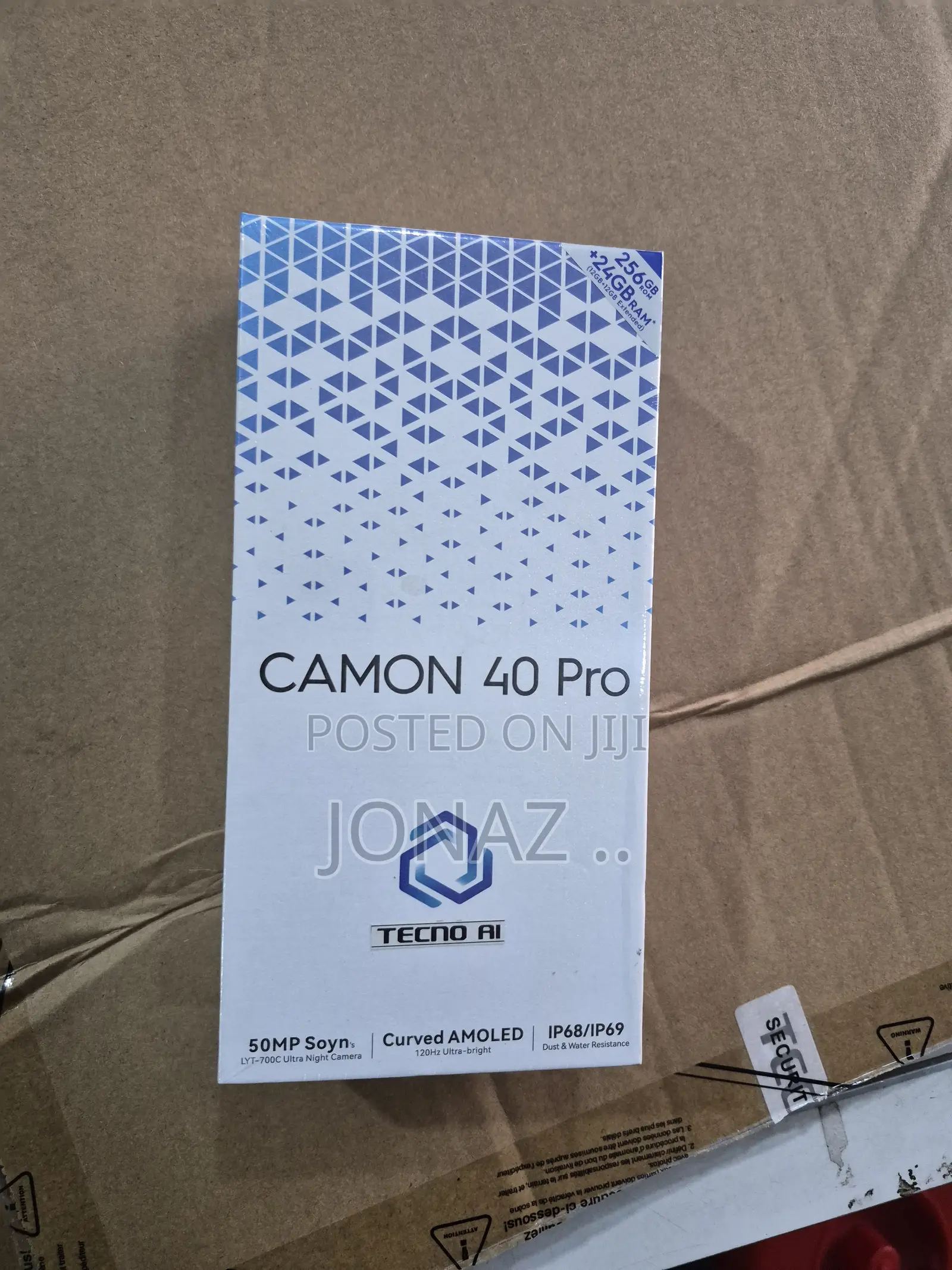 New Tecno Camon 40 Pro 5G 256 GB Black