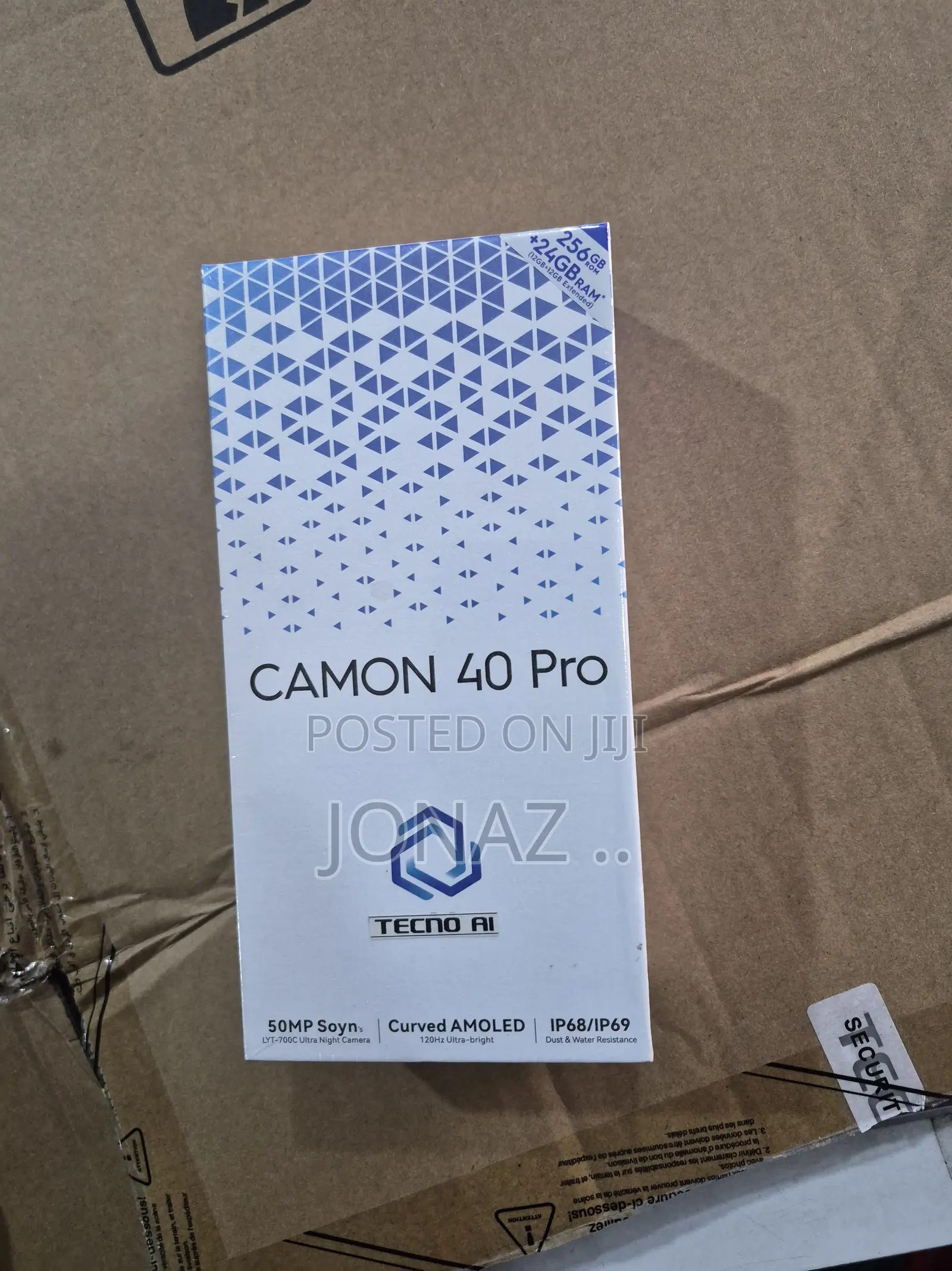 New Tecno Camon 40 Pro 5G 256 GB Black