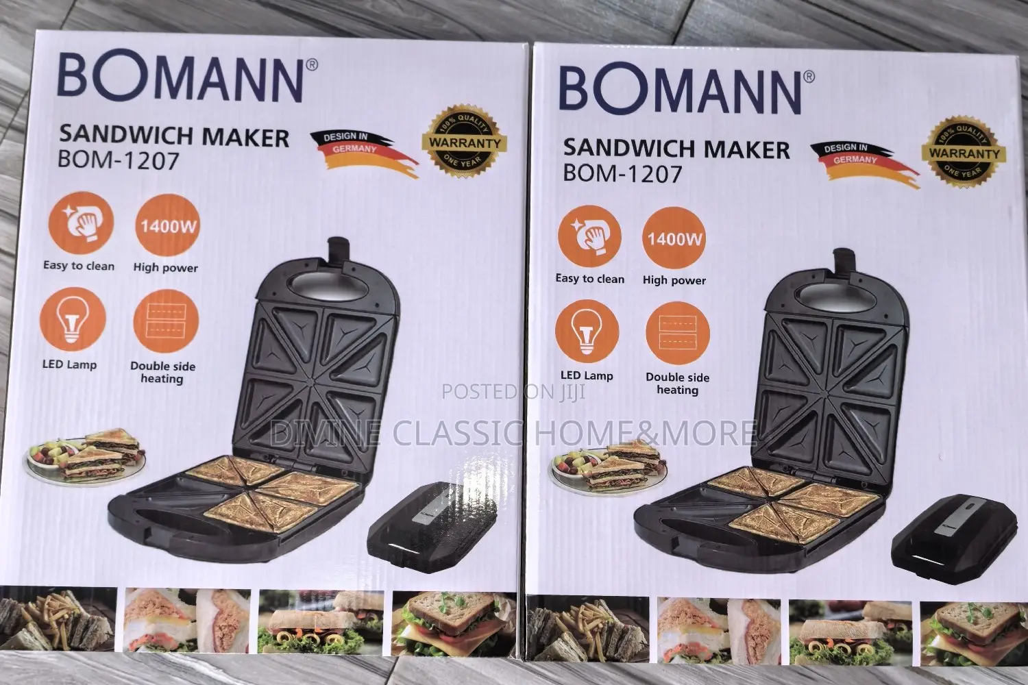 Bomann 4slice Sandwich Toaster