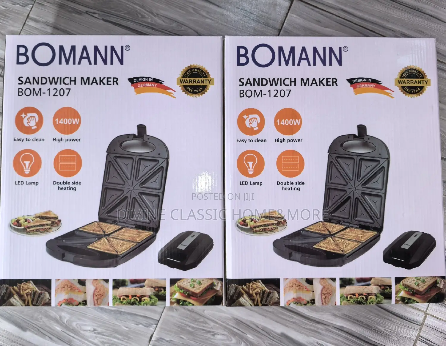Bomann 4slice Sandwich Toaster