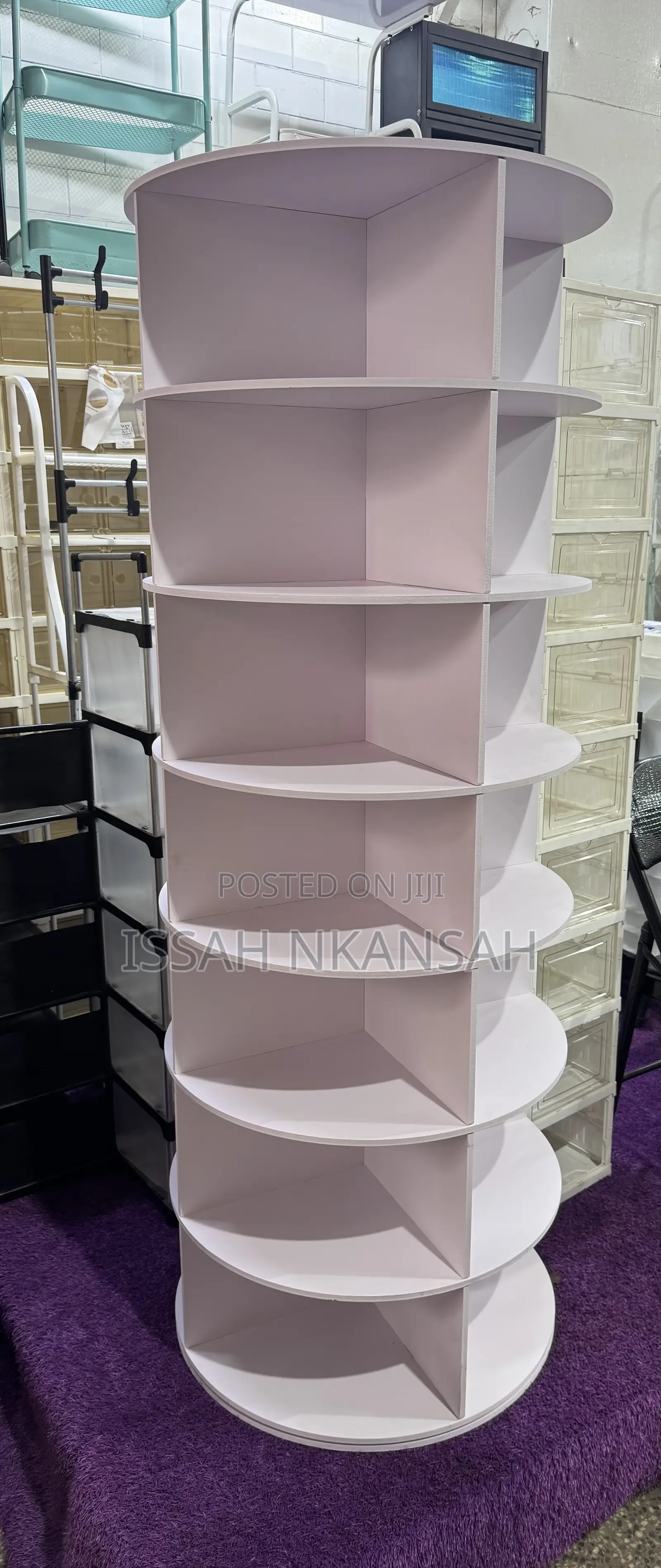 Wood Rotated Shoes Rack